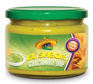 SALSA GUACAMOLE EL SABOR 300GRX12