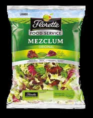 ENSALADA MEZCLUM FLORETTE 500 GRS/6