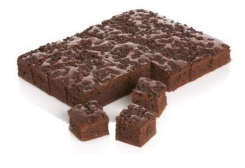 PLANCHA BIZCOCHO CHOCOLATE PORCIONADA 30 UDS*1