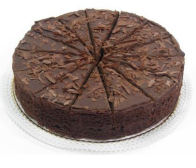 CONTINENTAL CHOCOLATE CAKE KORFEST 1UDS