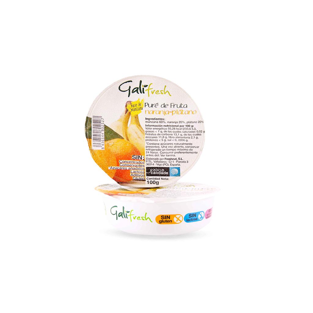 PURES DE MANZANA,NARANJA Y PLATANO  100 GRS X 36