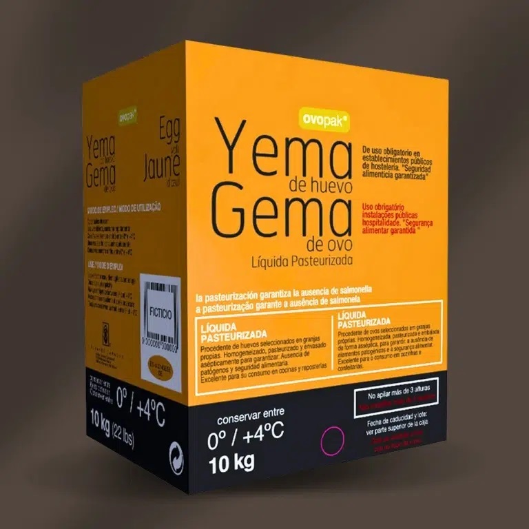 MIX DE YEMA LIQUIDA PASTEURIZADA REFRIG 10 LITROS