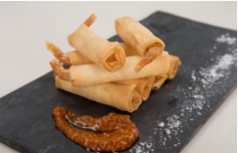 ENVOLTINO DE LANGOSTINO Y PASTA FILO 2 KG * 117 UDS APROX