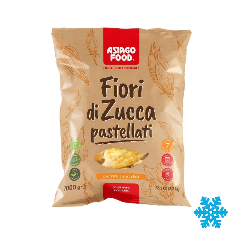 FIORI DI ZUCCA PASTELLATI 1KG X 5 UDS ASIAGO FOOD
