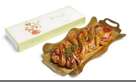 TRENZA QUESO Y CEREZAS 500 G X 4