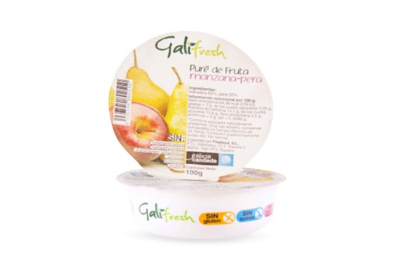PURES DE MANZANA Y PERA 100 GRS X 60 UDS