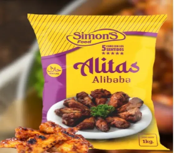 ALITAS DE POLLO HALAL PRECOCIDA ALIBABA 4X1 KG