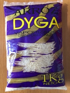 ARROZ VAPORIZ. "DYGA" 25 x 1 KG.(*)