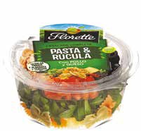 BARQUETA DE PASTA Y RUCULA  325G/6