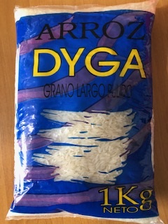 ARROZ  BLANCO G.LARGO EXTRA &quot;DYGA&quot; 25 X1 KG.(*)