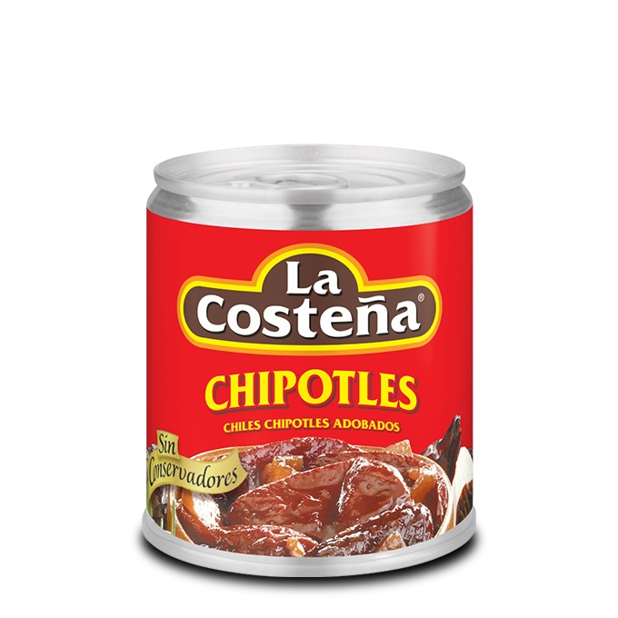 CHIPOTLES &quot;LA COSTEÑA&quot; 220 GRS x 24 UNDS