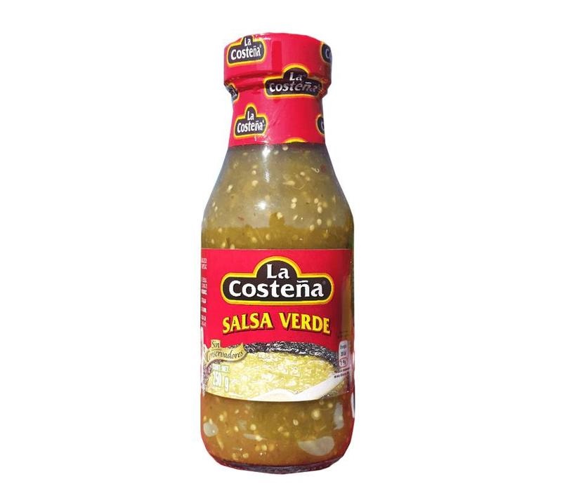 SALSA VERDE BOTELLA &quot;LA COSTEÑA&quot; 250 GRS * 20uds
