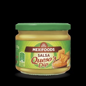 SALSA QUESO CHEDDAR MEXIFOODS 300 GRSX6