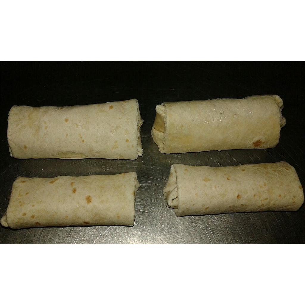 BURRITO DE POLLO GRANEL 100 GRS x 60 unds