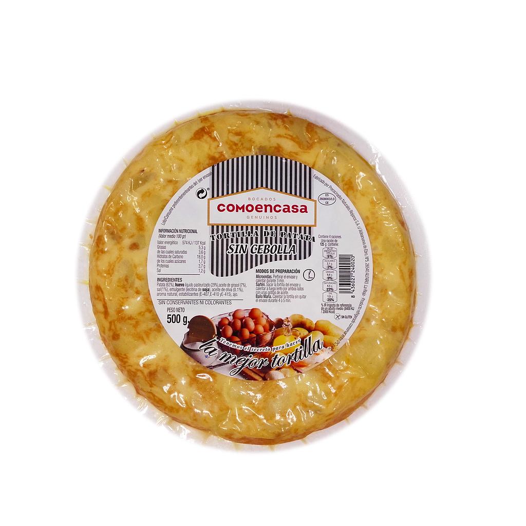 TORTILLA S/CEBOLLA REF 500 GX6 COMOENCASA