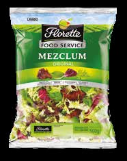 ENSALADA MEZCLUM FLORETTE 500 GRS X 6