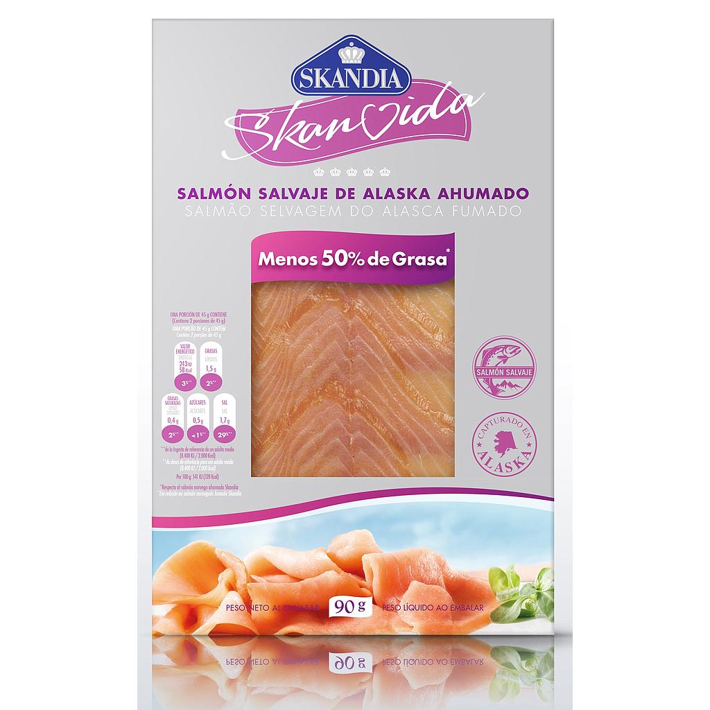 SALMON AHUMADO SKANDIA 50% M.G. 80 GR.x6