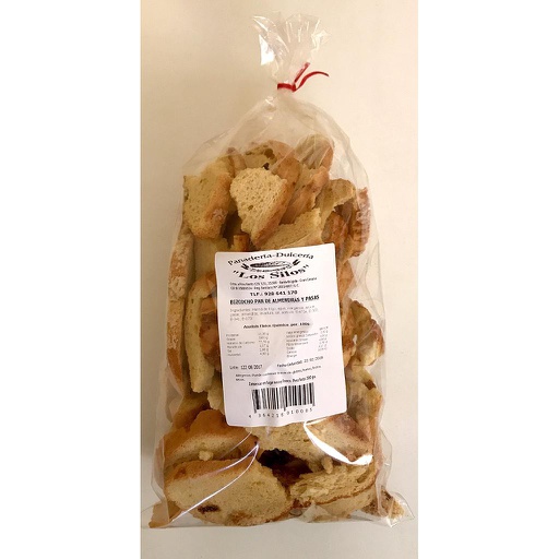 [30.80.1000] PAN BIZCOCHADO ALMENDRAS Y PASAS 300 G x8