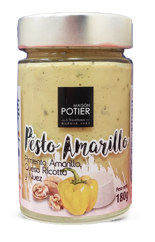 SALSA PESTO AMARILLO MAISON P 180GX6