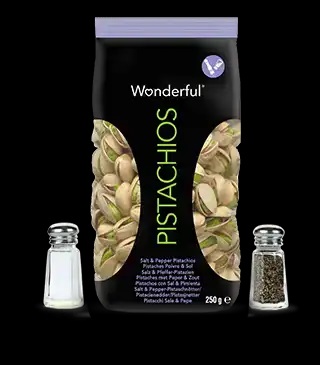 PISTACHOS SAL &amp; PIMIENTA 250 GRX8 WONDERFUL