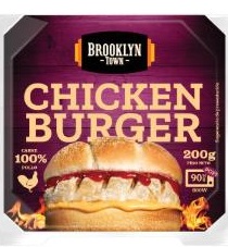 CHICKEN BURGER 215gx6 BROOKLYN TOWN REF