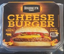 CHEESE BURGER BROOKLYN TOWN 140 GR x6 REF