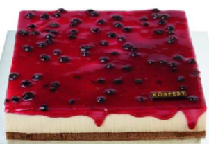 [30.01.106164] TARTA QUESO ARANDANOS KÖRFEST 4UD * 800 GRS