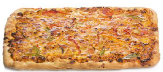 PIZZA POLLO CHEDDAR 1150 GR*4 UDS