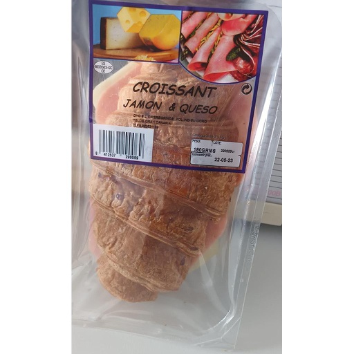 [26.02.135192] CROISSANT JAMON Y QUESO REF 180 G X 6