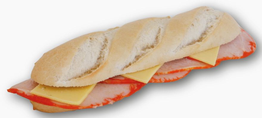 BOCADILLO LOMO Y QUESO 210GR*6UDS