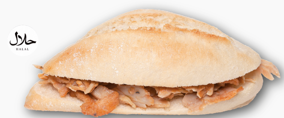 MONTADITO POLLO KEBAB (HALAL) 110 GRS * 12 UDS