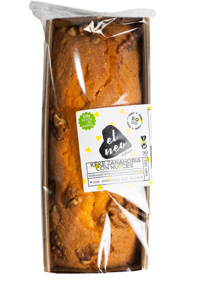 KEKE ZANAHORIAS CON NUECES 550 GRS * 8 UDS &quot;EL NEO&quot;