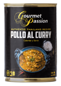 [08.13.CPF70] LATA POLLO AL CURRY  400 GRS * 6 UDS