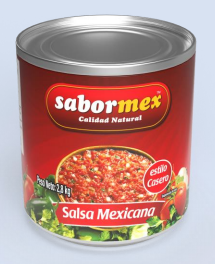 [08.02.SXU125] SALSA MEXICANA ROJA 2,8 KG*6 UDS