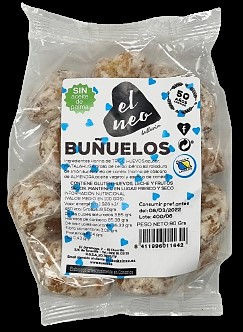 [30.81.01040164] BUÑUELOS MINI 12 UD X 90 GRS "EL NEO"