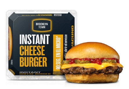 [02.09.1989] INSTANT CHEESE BURGER 210 GRS X 6 UND BROOKLYN TOWN