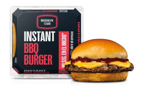 [02.09.1987] INSTANT BBQ BURGER 210 GRS X 6 UND BROOKLYN TOWN
