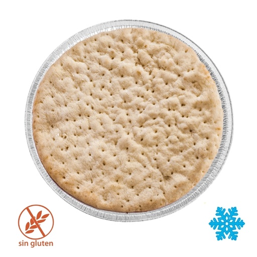[08.17.1000691] BASE PIZZA EN BANDEJA SIN GLUTEN 28CM 230GR X 9U