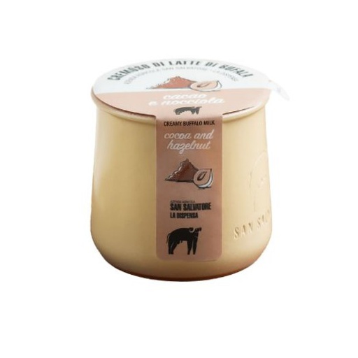 [08.17.1002778] CREMOSO DI BUFALA CACAO Y AVELLANA 120GX6 SAN SALV