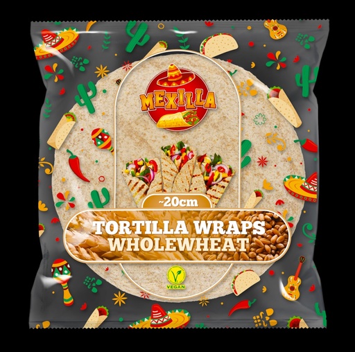 [08.10.MEXILLA20] TORTILLA DE TRIGO HALAL WRAP 20X108 UNDS