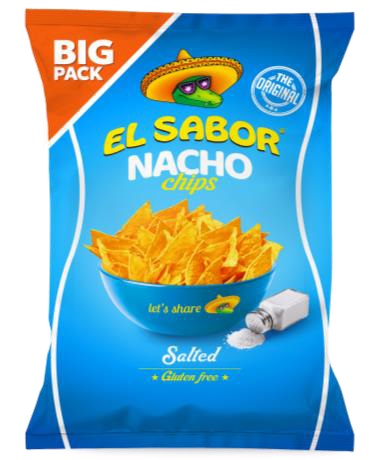 [08.11.1518] TORTILLA CHIP NAT. EL SABOR SIN GLUTEN 15X180 GRS