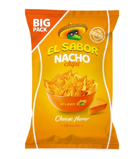 [08.11.1528] TORTILLA CHIPS CHEESE EL SABOR 15x180g SIN GLUTEN  
